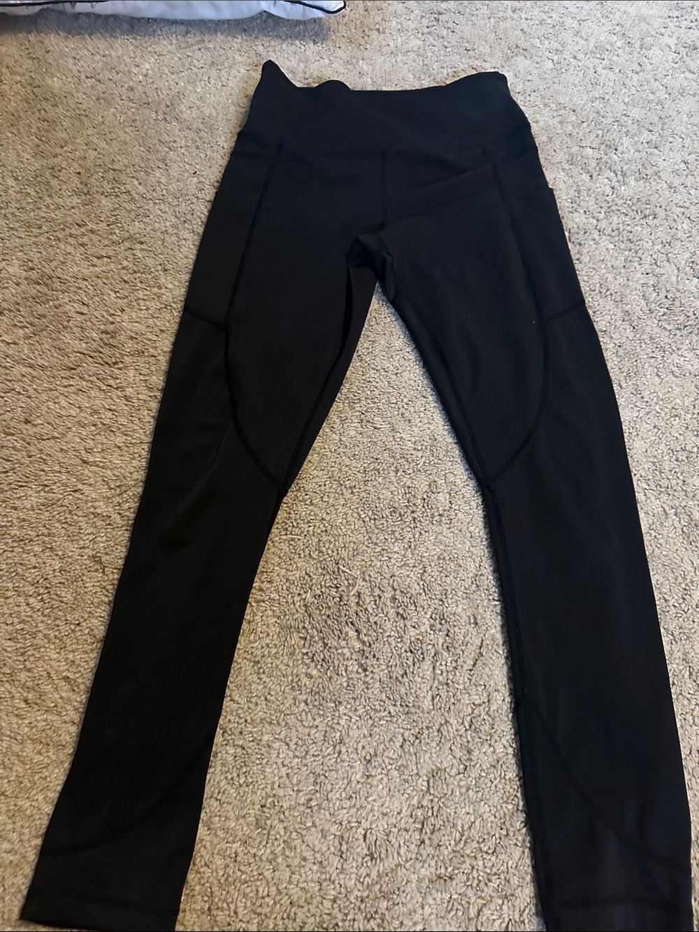 High-Rise Black Performance Leggings